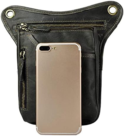 Leather Drop Leg Bag – Motorcycle Thigh Waist Fanny Pack