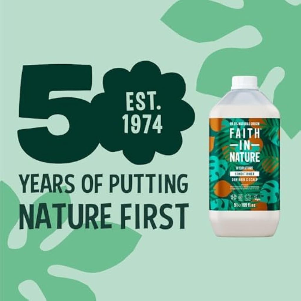 Faith In Nature Coconut Conditioner | Hydrating 5L Bulk Refill Pack