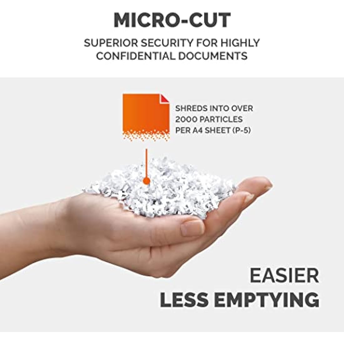 Fellowes Powershred 10M Micro-Cut Paper Shredder | 10 Sheet P-5 Security