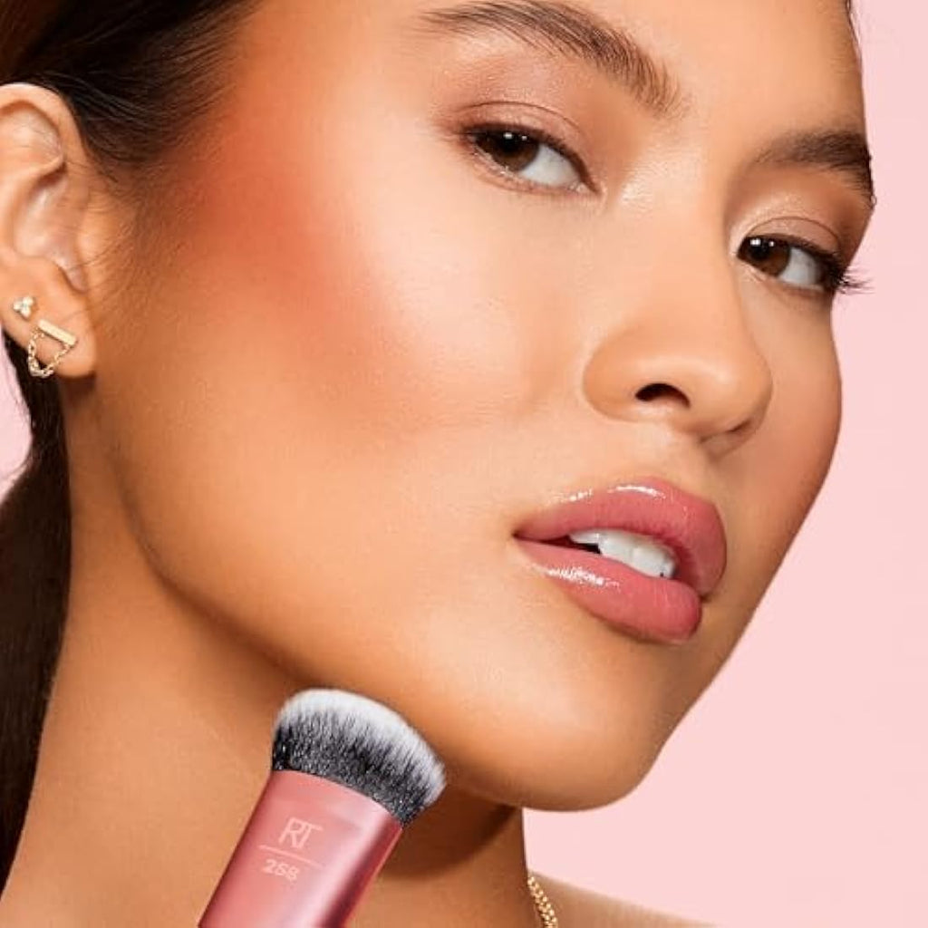 Real Techniques Face Base Makeup Brush Set - 4 Piece Blending Kit