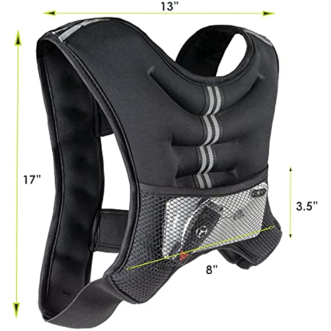ProsourceFit Weighted Training Vest – Adjustable Neoprene Fitness Gear