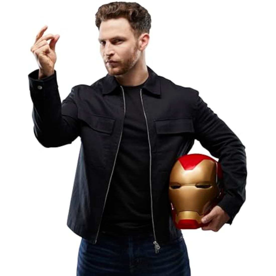 Marvel Legends Iron Man Electronic Helmet – Avengers Endgame Roleplay Gear