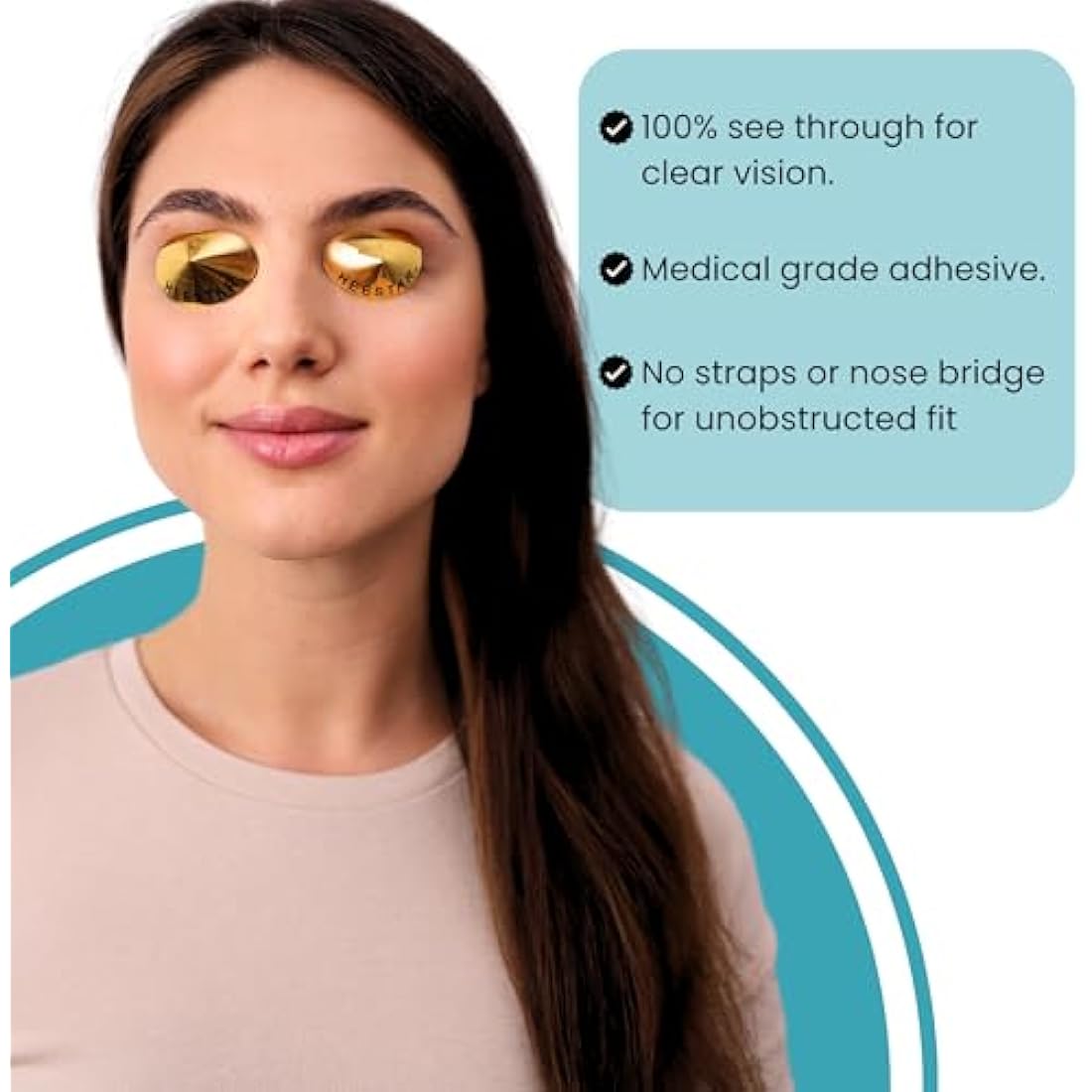 Disposable Tanning Eye Shields – 50 Pairs UV Protection Cones