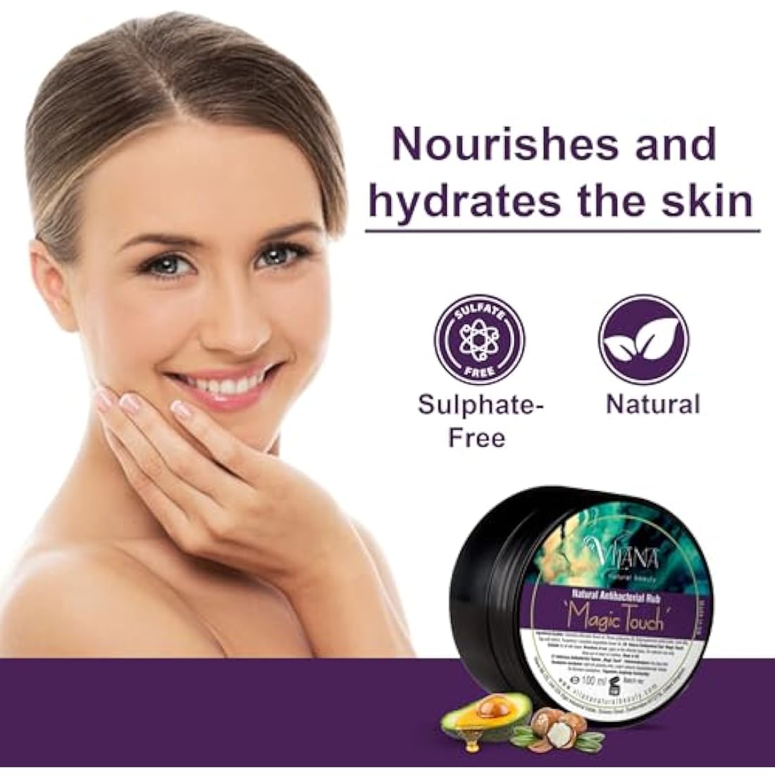 Vilana Magic Touch Natural Antibacterial Salve - Healing Balm 100ml (Pack 2)