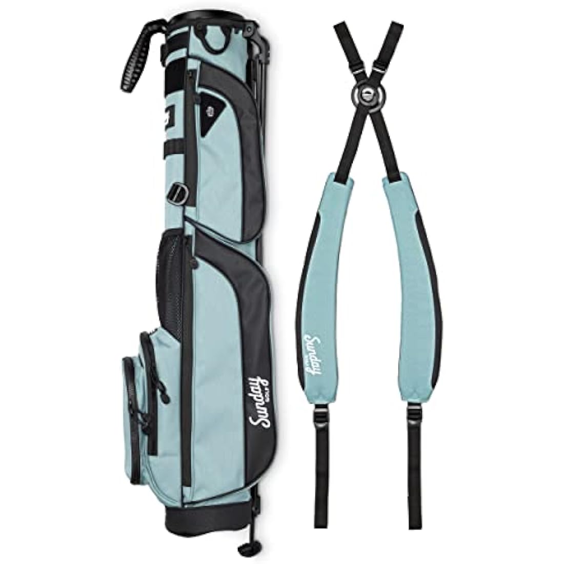 Sunday Golf Loma XL Lightweight Carry Bag – 8 Club Stand Bag for Par 3