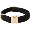 YUDOTE Organic Cotton Corduroy Dog Collar for Large Dogs, Sensitive Skin
