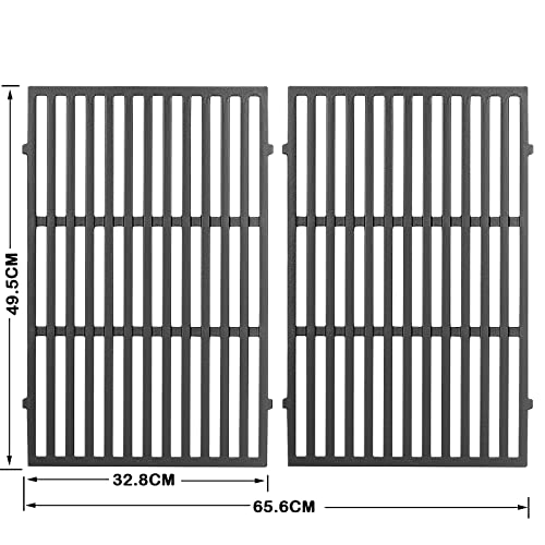 Vnierxful Cast Iron Cooking Grates for Weber Genesis E/S/EP 300 Series