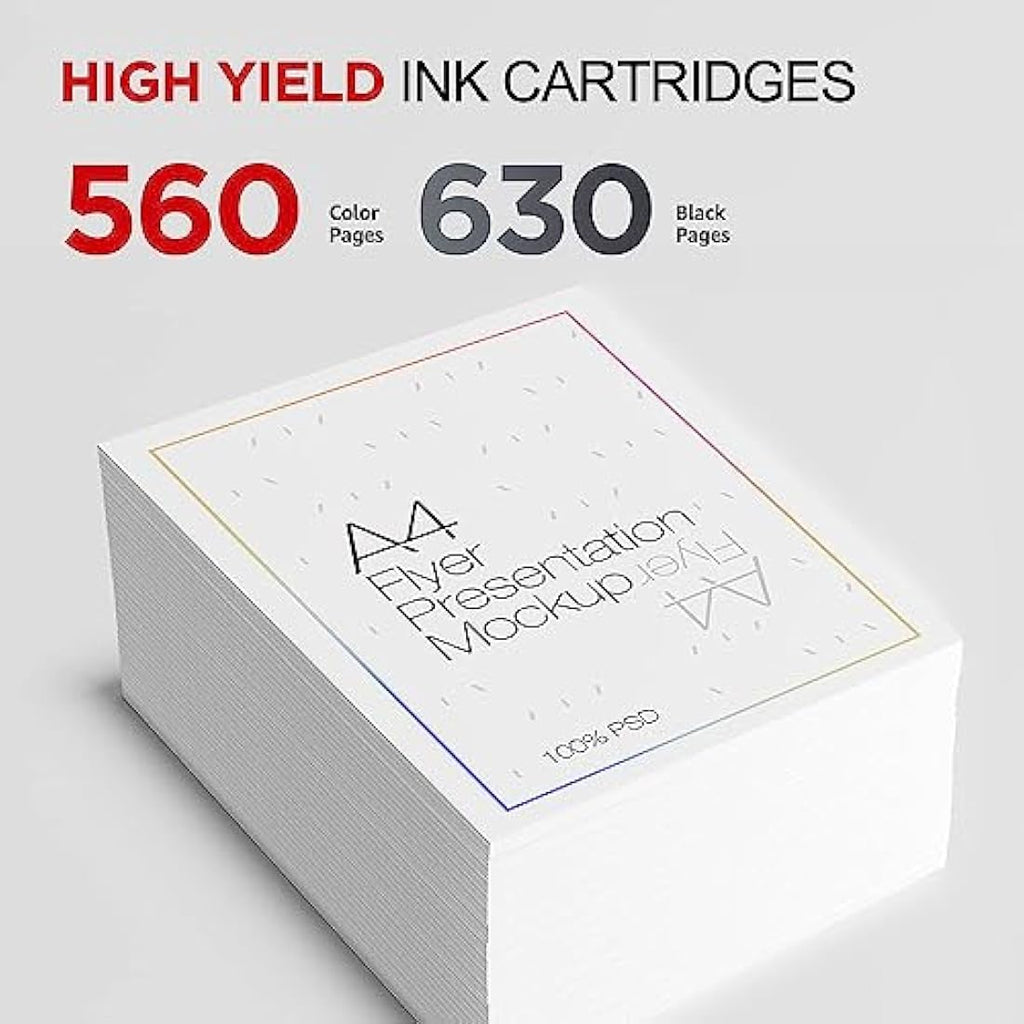 AUMOK 540XL 541XL Ink Cartridges Multipack for Canon Pixma MG3650 TS5150