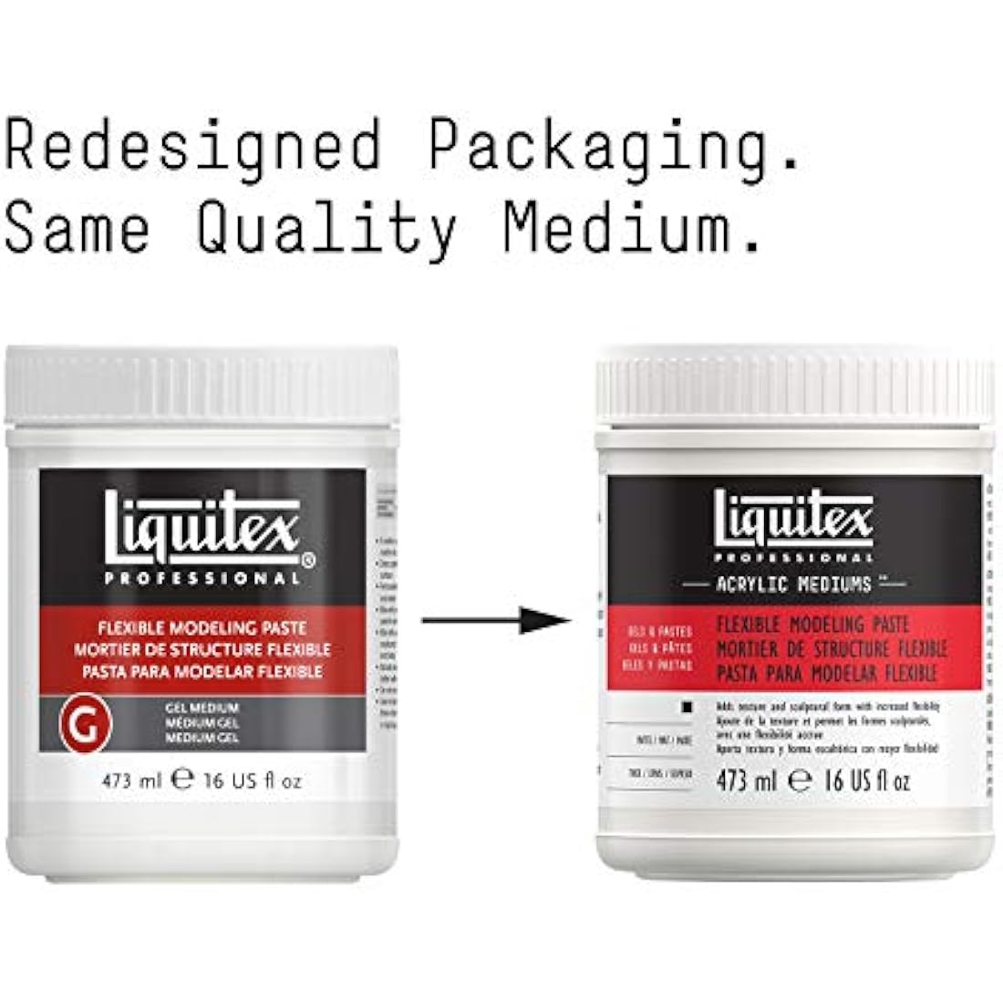 Liquitex Professional Flexible Modeling Paste - 473ml Acrylic Medium
