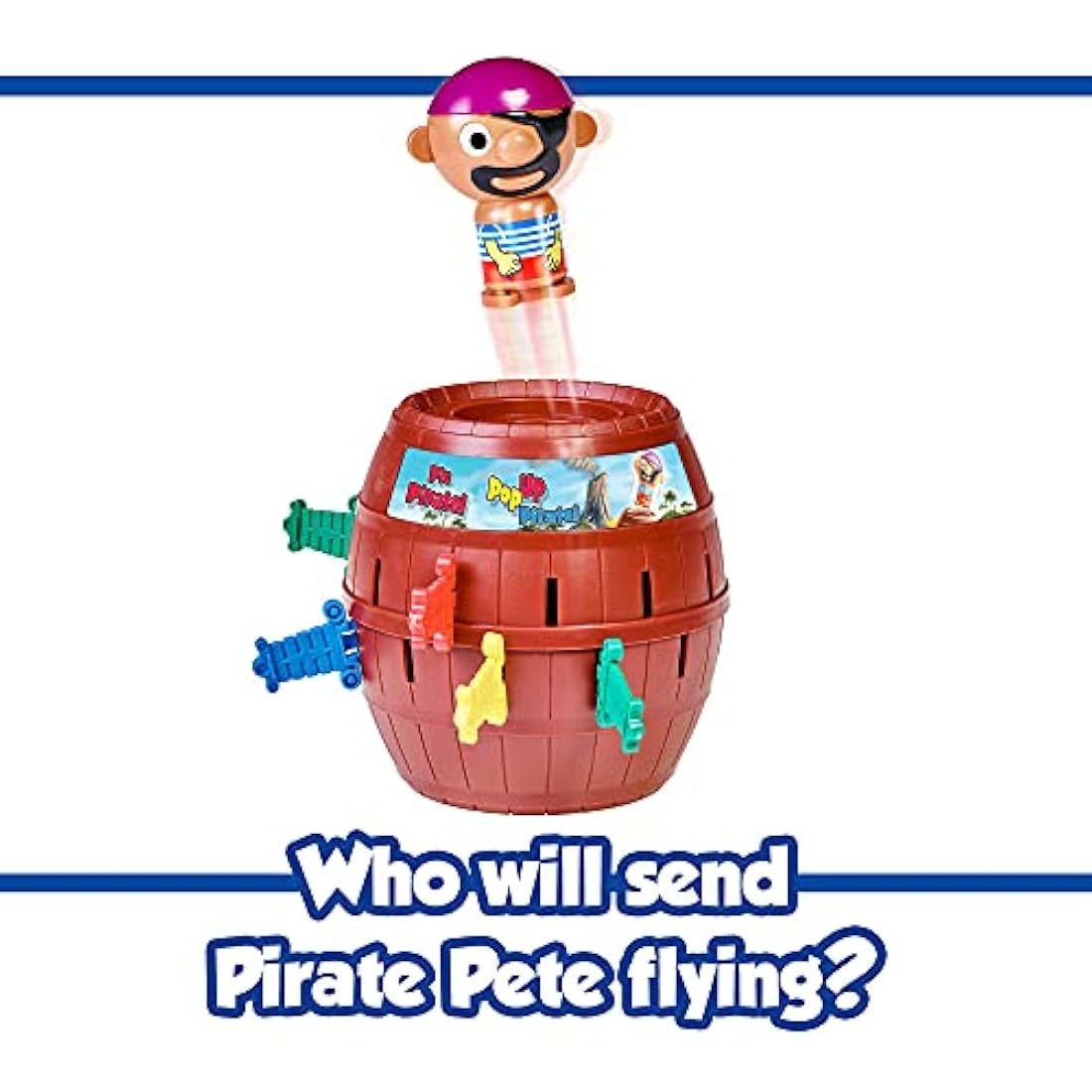 TOMY Pop Up Pirate Classic Action Board Game for Kids and Families