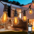 Joomer Festoon Lights Outdoor: 28.5M Mains Powered String Lights, 8 Modes