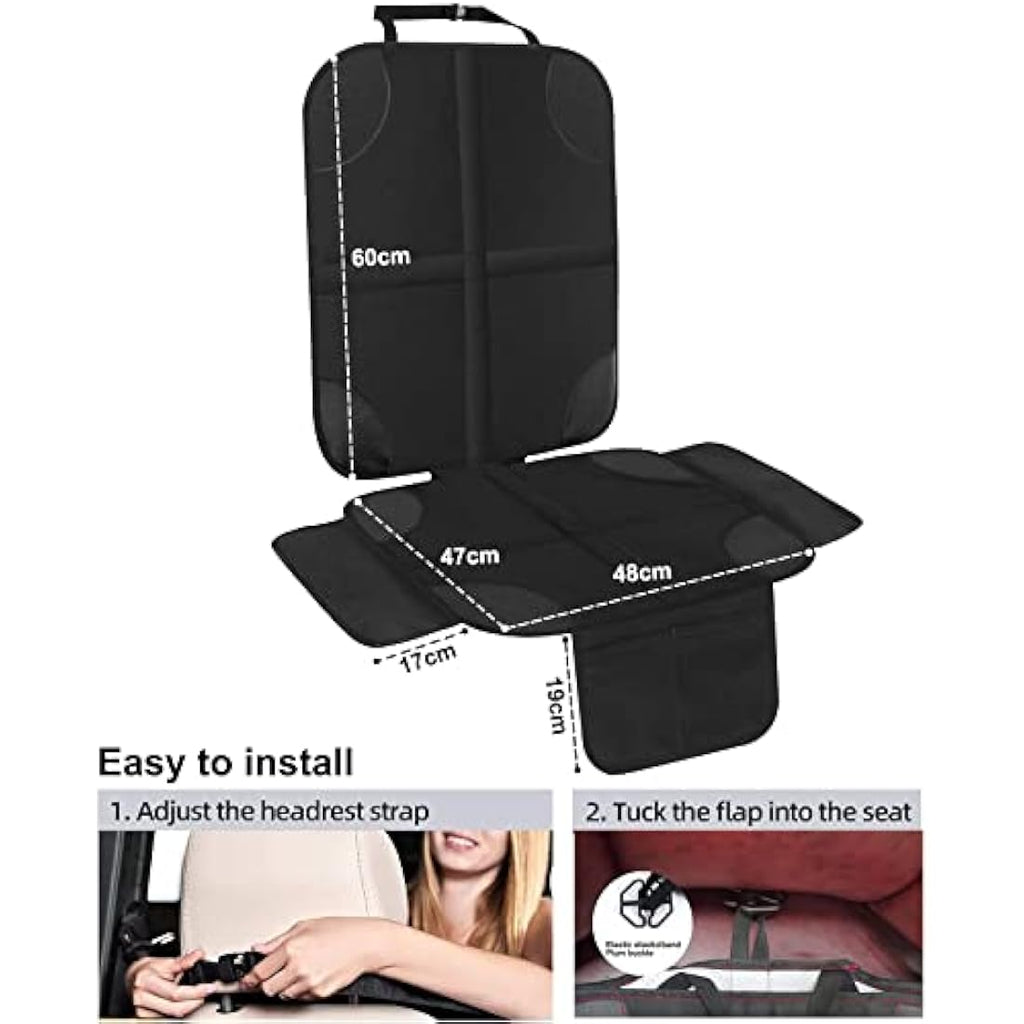 HONZUEN Baby Car Seat Protector – Non-Slip Waterproof ISOFIX Liner