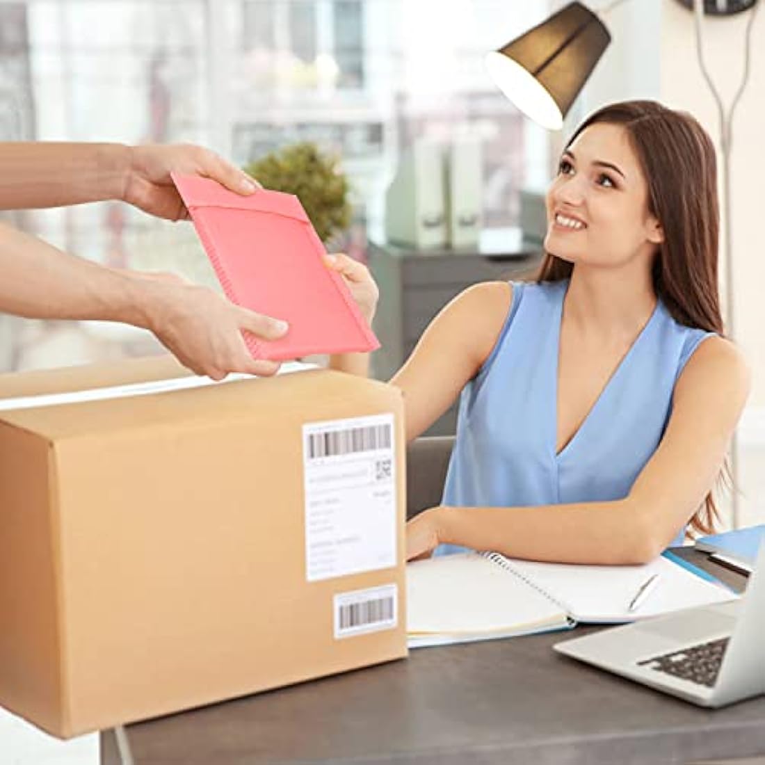 VEYLIN Pink Poly Bubble Mailers – 24 Pack Small Padded Envelopes