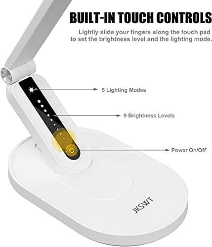 LED Desk Lamp – Eye-Caring Dimmable Table Lamp with USB Port