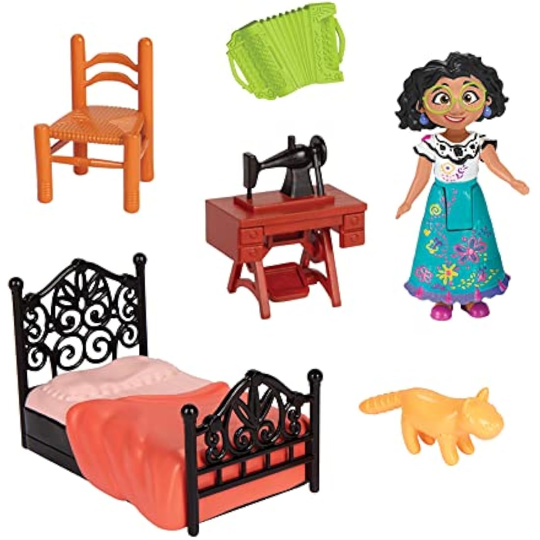 Disney Encanto Mirabel Bedroom Playset with Doll and 5 Accessories