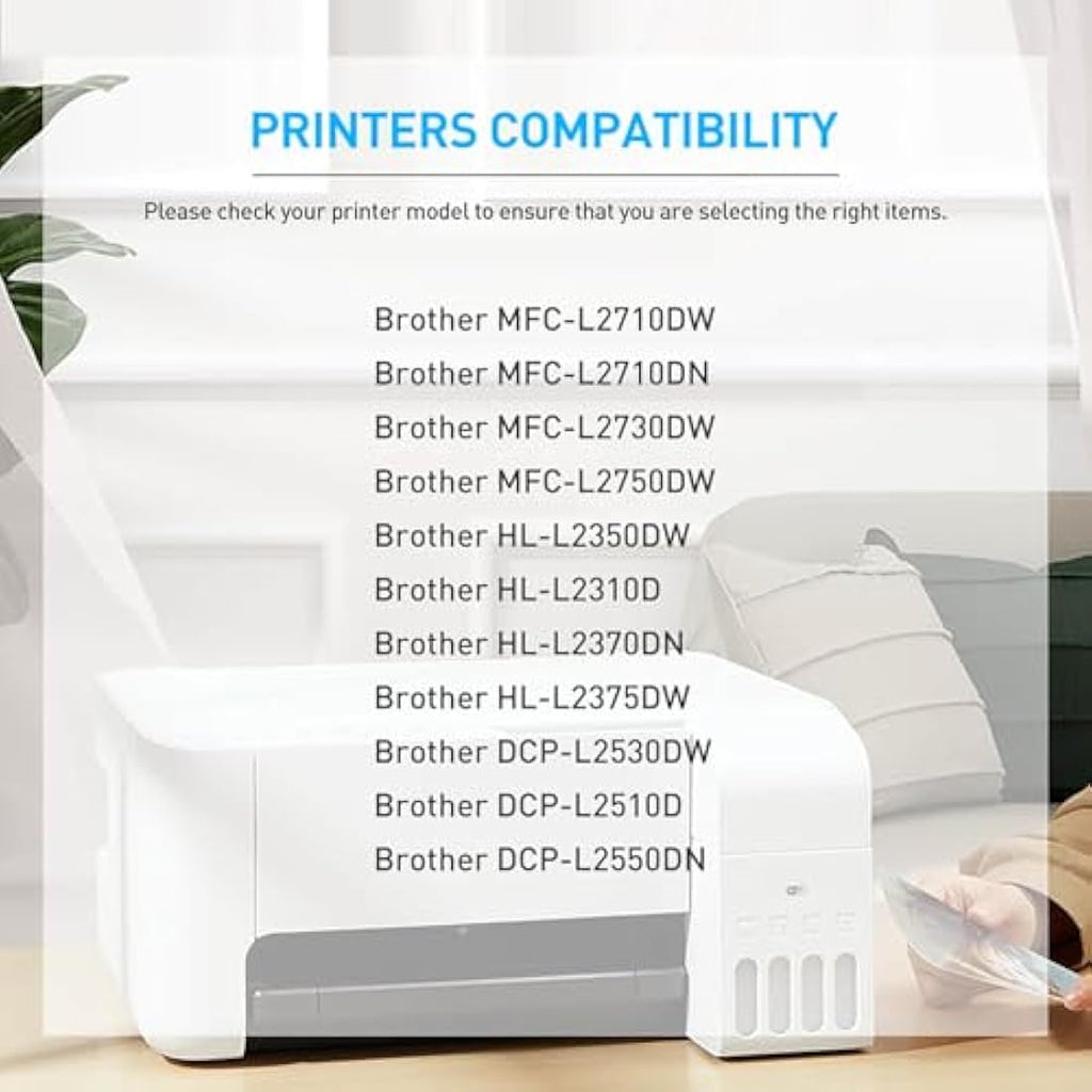 BAISINE DR-2400 Compatible Drum Unit for Brother MFC-L2710DW (2-Pack)