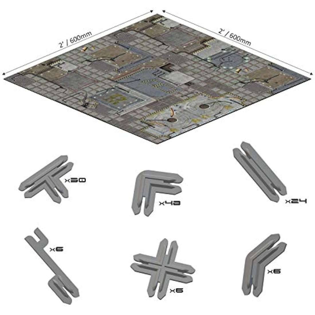 Battle Systems Frontier Core Set – 28mm Sci-Fi Modular Wargaming Terrain