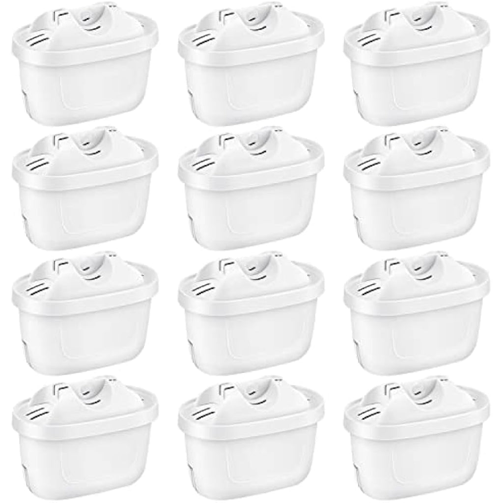 Jolof Store Water Filter Cartridges | 12 Pack Brita Maxtra+ Compatible