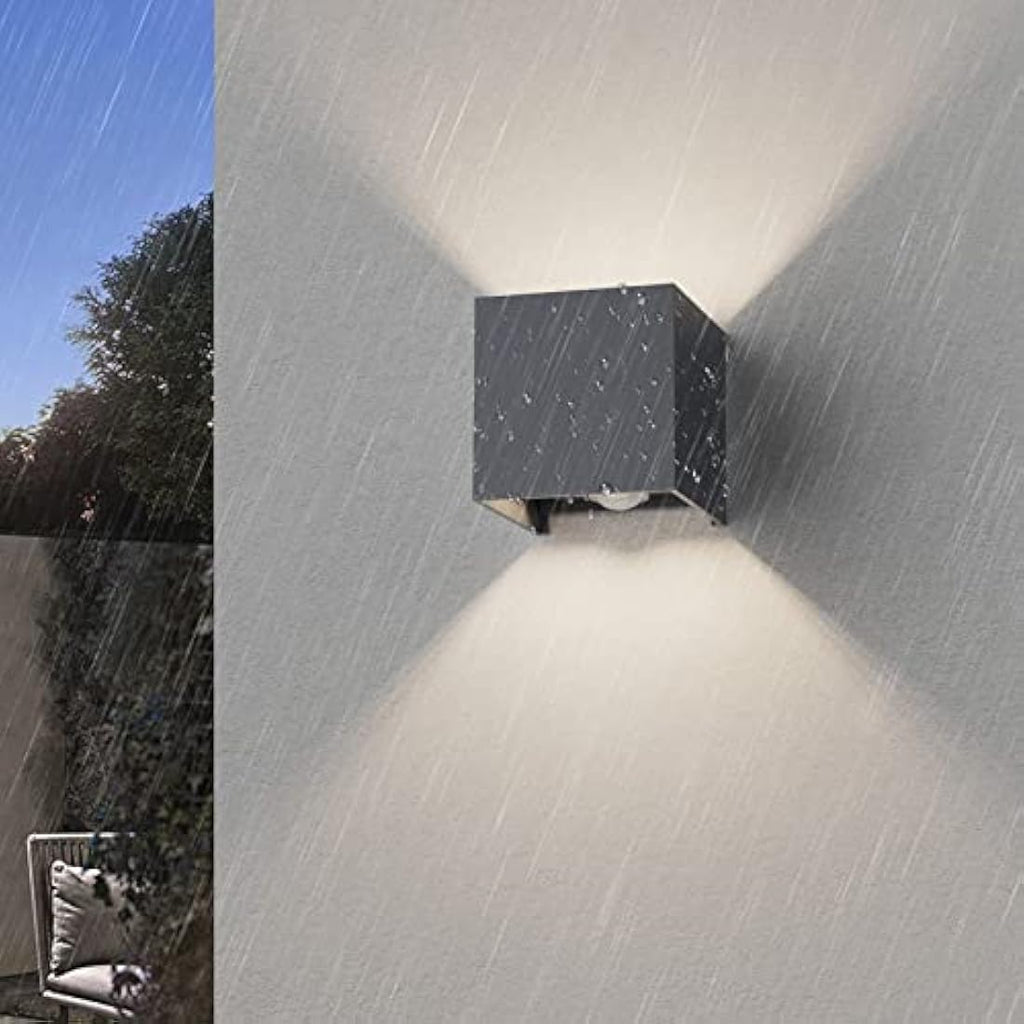 Klighten Outdoor Wall Light with Motion Sensor - IP54 Waterproof 2PCS