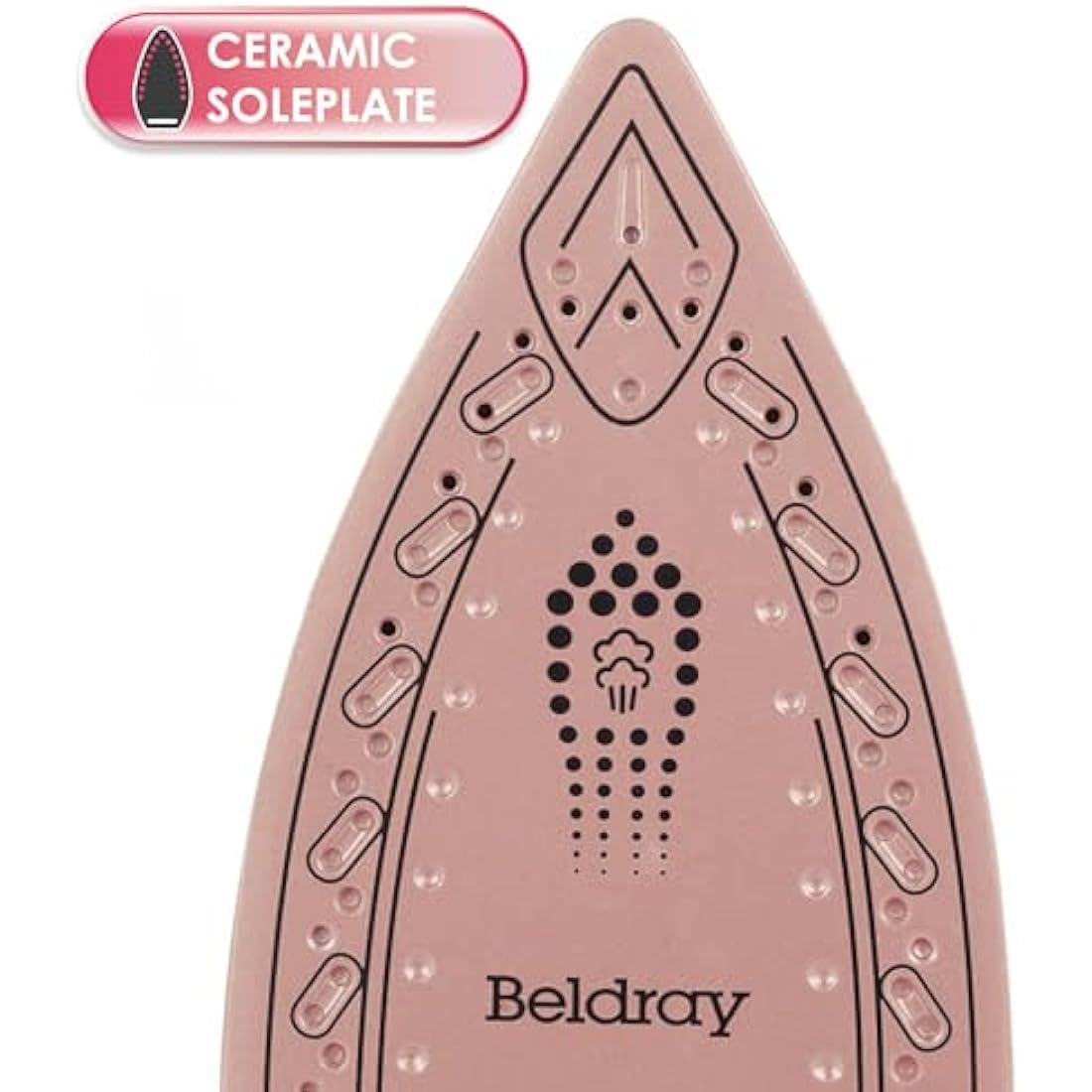 Beldray Steam Generator Iron – 2400W Rose Gold with 1.2L Water Tank