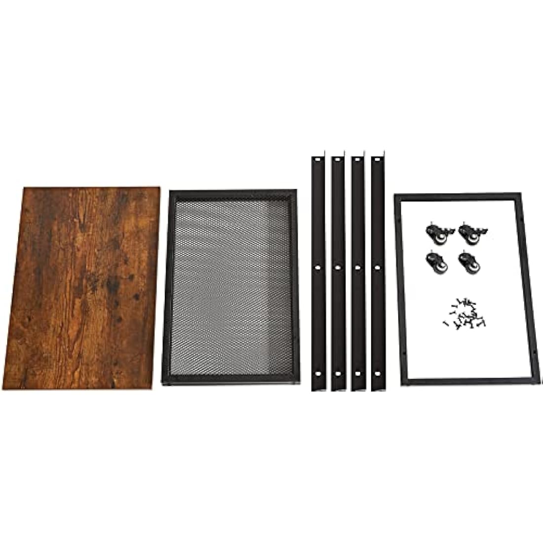 IBUYKE Industrial 3-Tier Serving Cart – Rolling Kitchen Utility Trolley