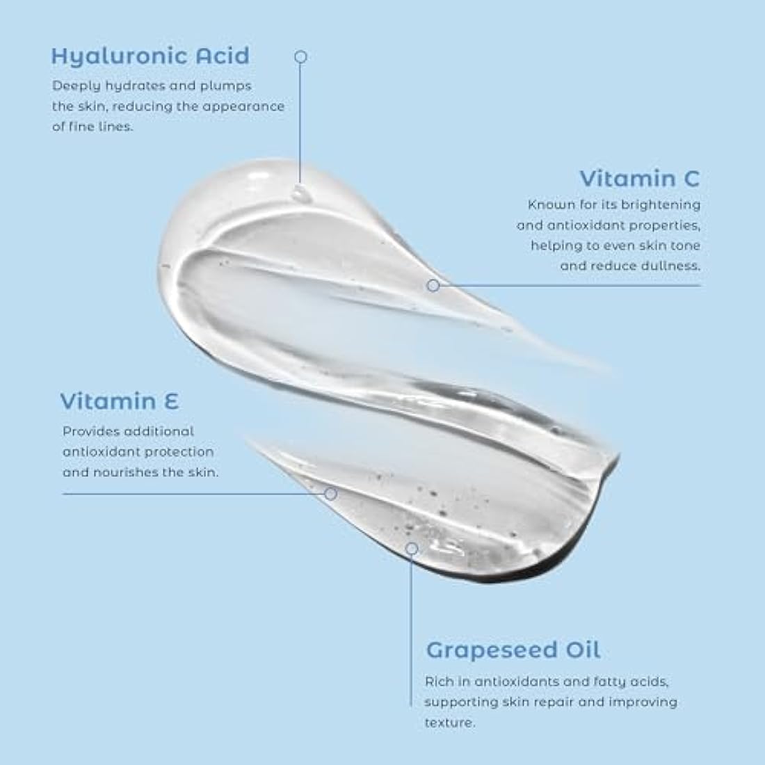 Brightening Eye Gel | Vitamin C & Hyaluronic Acid – 15ml