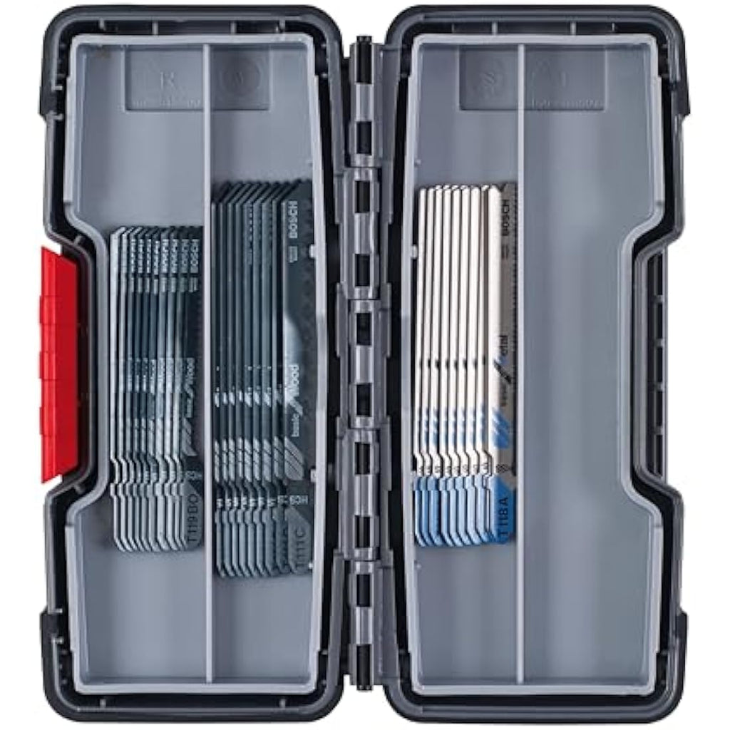 Bosch Professional 30-Piece Jigsaw Blade Set for Wood and Metal