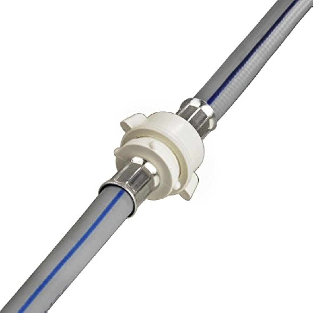 Xavax Cold Water Inlet Hose Extension for Washing Machine - 2.5m Grey