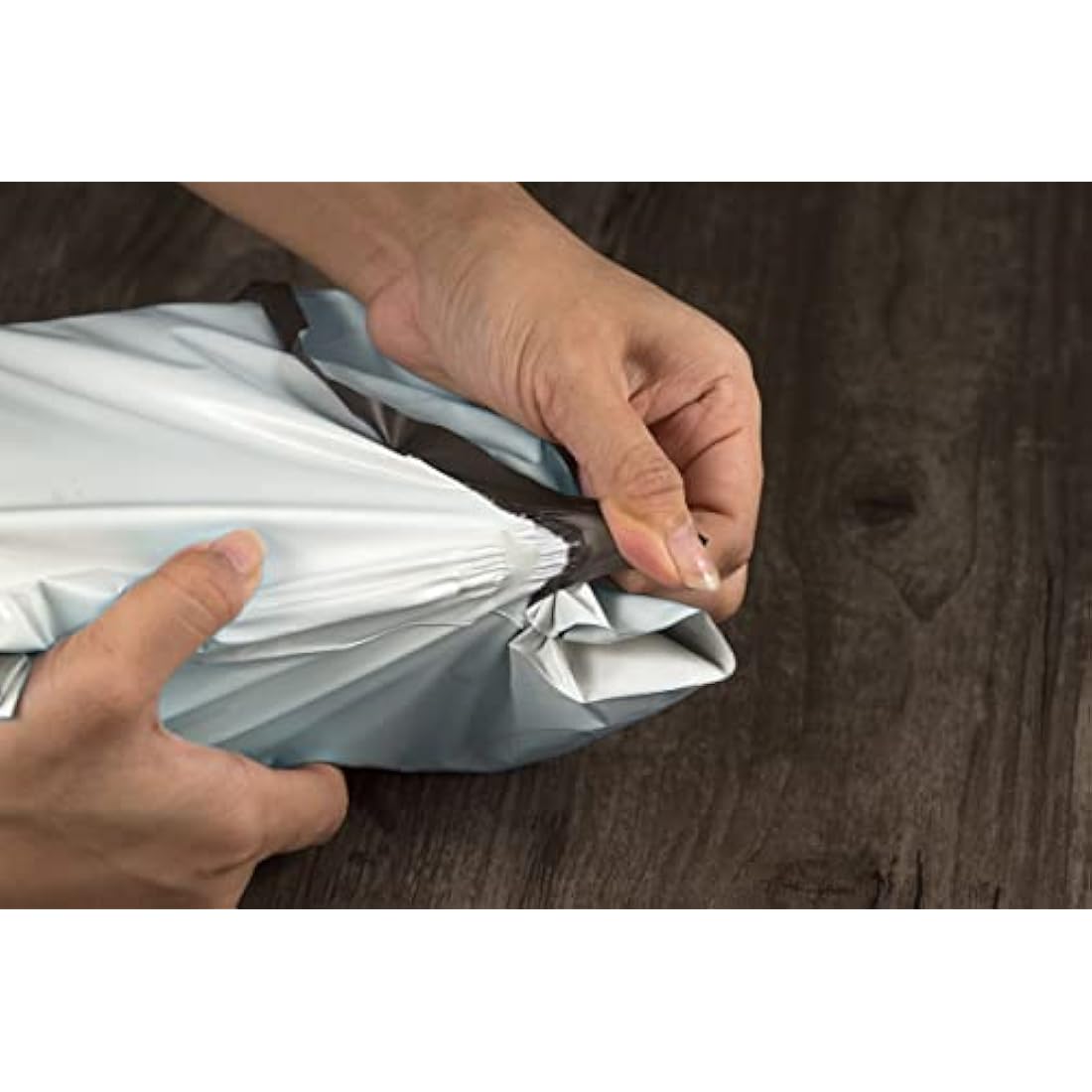 Red Ember Recycled Poly Mailing Bags | 50 Mixed Sizes Self-Seal White