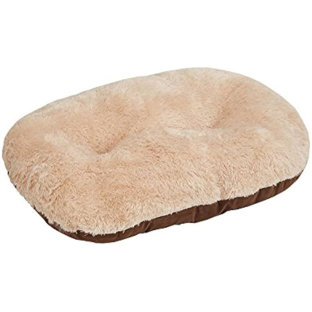 Gor Pets Nordic Oval Dog Bed Cushion – Washable Brown Mat, 40-inch
