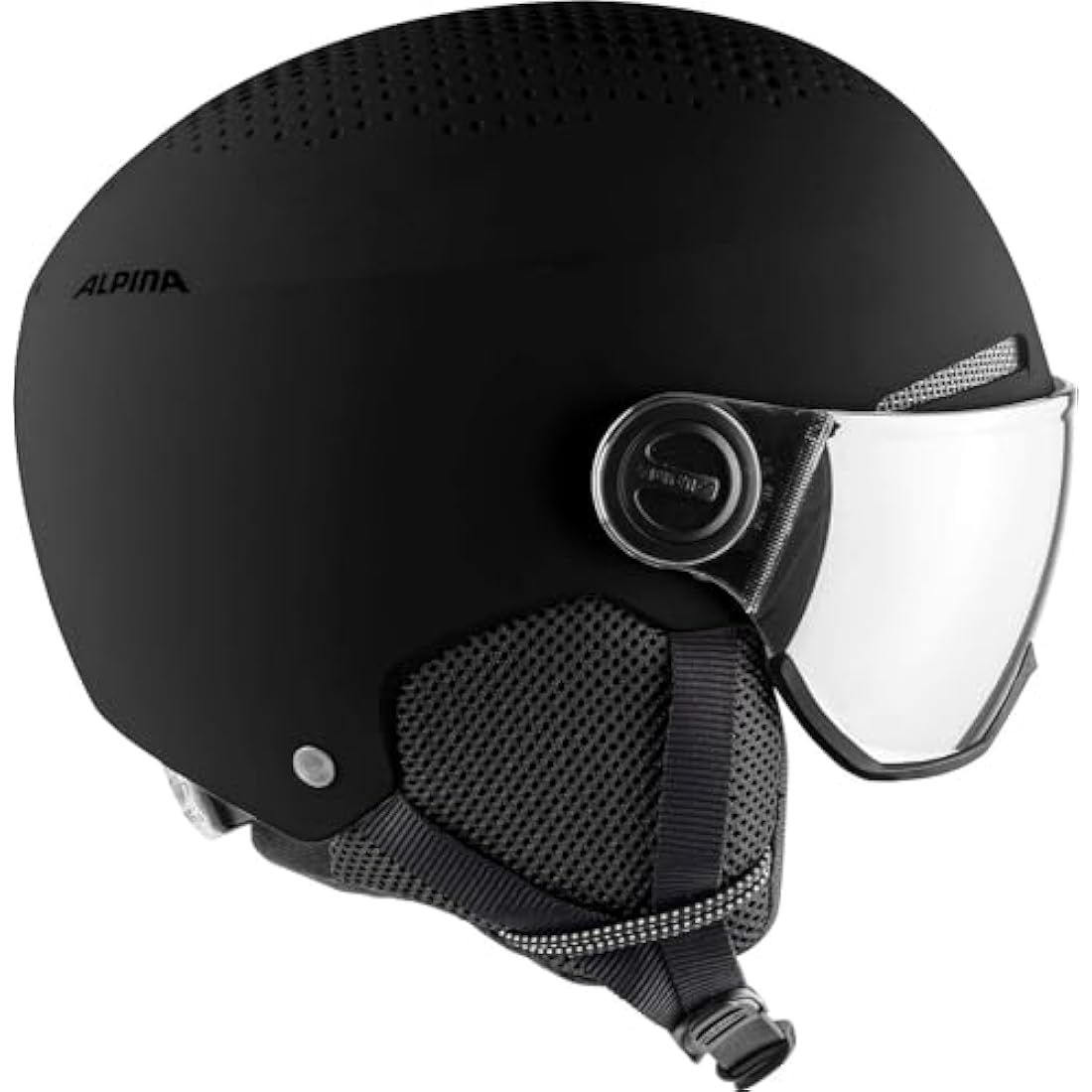 Alpina Unisex Ski Helmet | Vented Hard Shell with Neck Warmer Plus