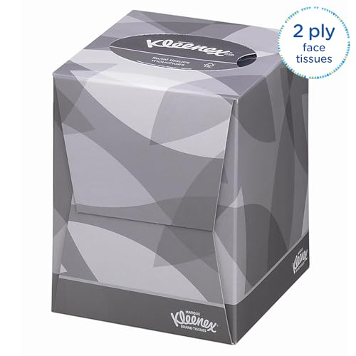 Kleenex Facial Tissue 8834 | 2-Ply White Fragrance-Free | 12 Boxes