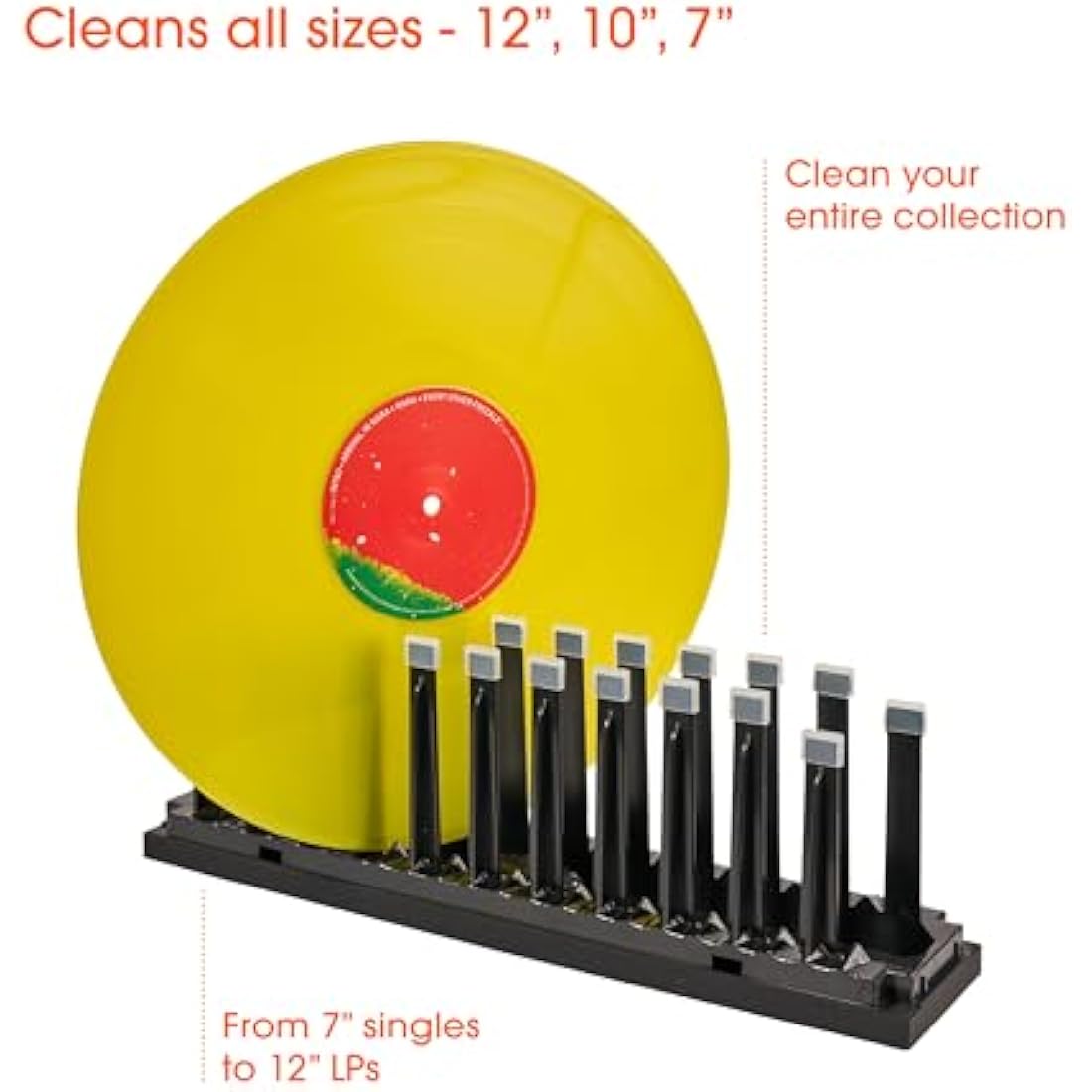 SPINCARE Vinyl Record Cleaner Kit | Complete Washer System for 500 LPs