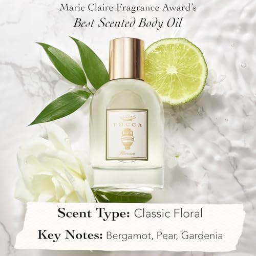 Tocca Florence Scented Body Oil – Luxury Floral Moisturizing Oil, 100ml