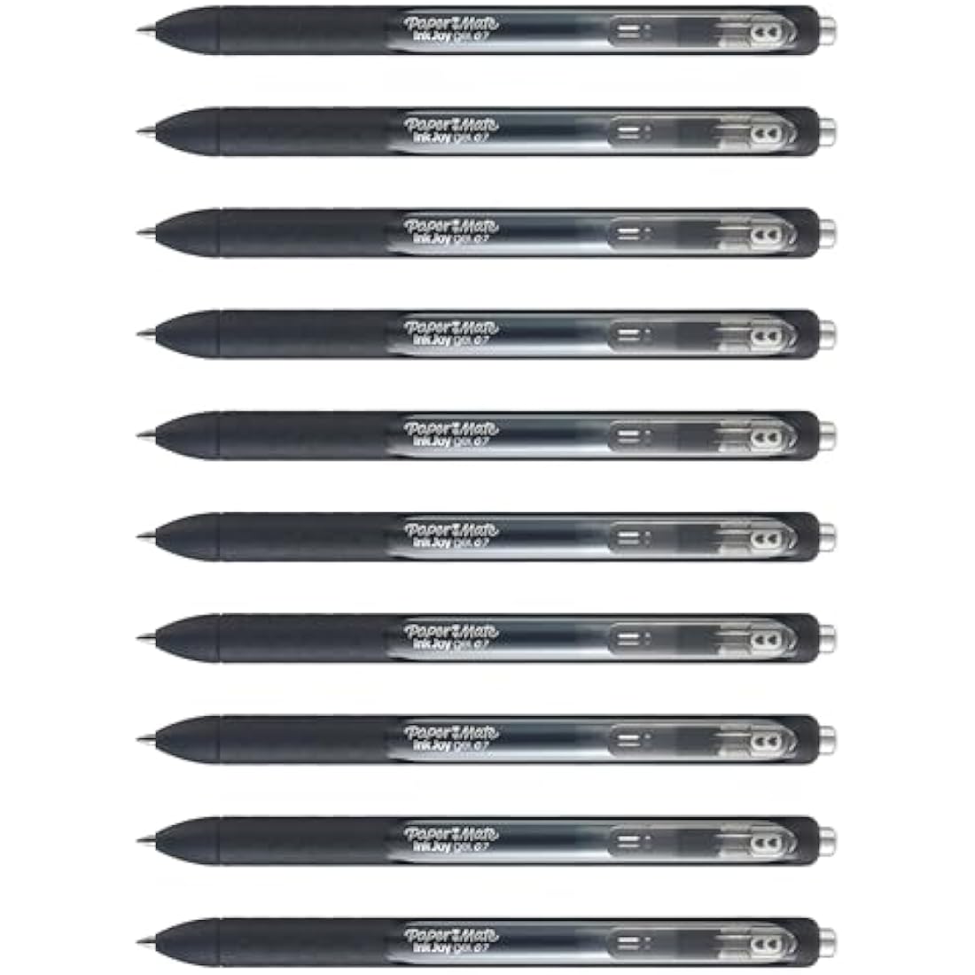 Paper Mate InkJoy Gel Pens | Medium Point 0.7mm | Black Ink | 12 Count