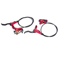 Zoom HB-875 Hydraulic Disc Brake Set for MTB & BMX - Red Aluminum