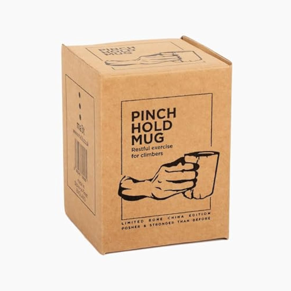 Pinch Hold Rock Climbing Mug – Handmade Bone China Edition