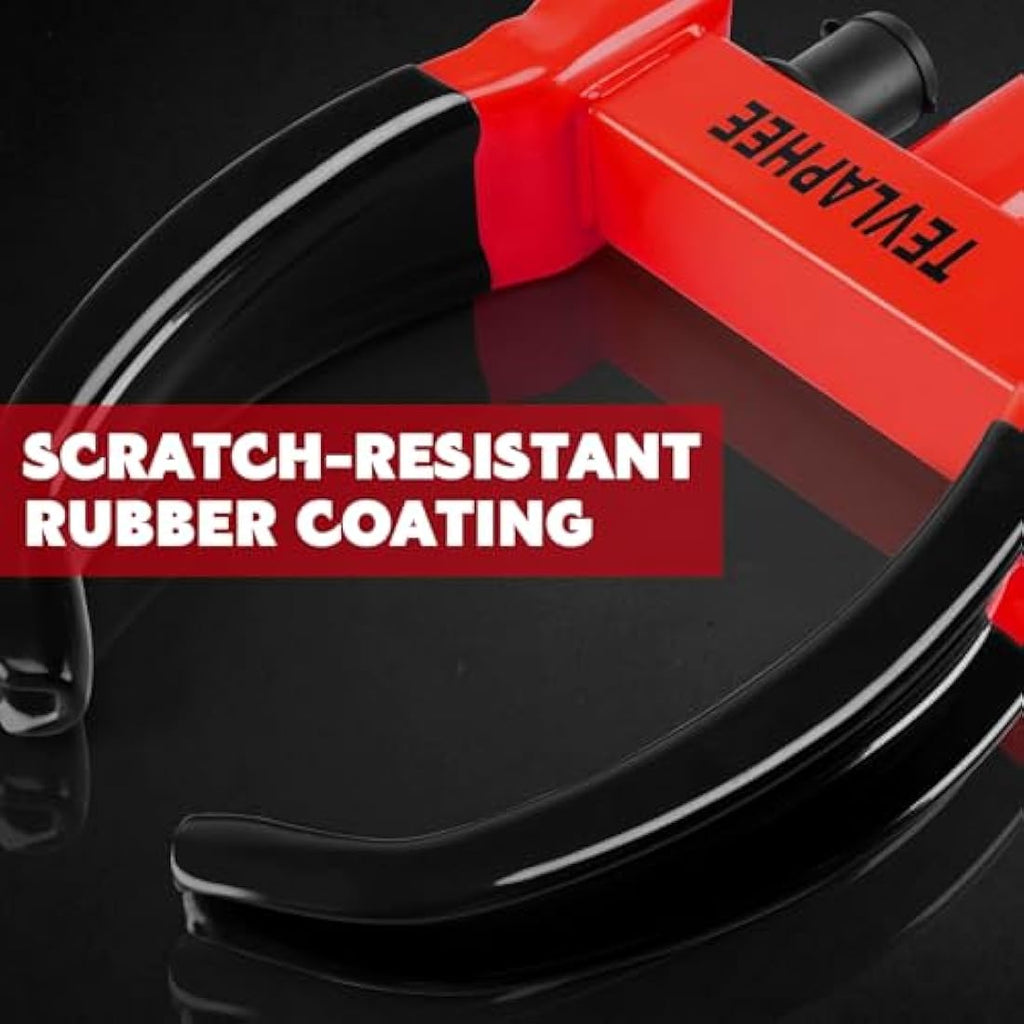Tevlaphee Heavy Duty Wheel Clamp Lock | Anti-Theft Car Boot for 7-11" Tyres