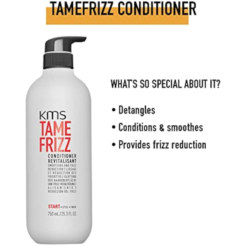 KMS Tame Frizz Smoothing Conditioner | Frizz Control for Curly Hair, 750ml