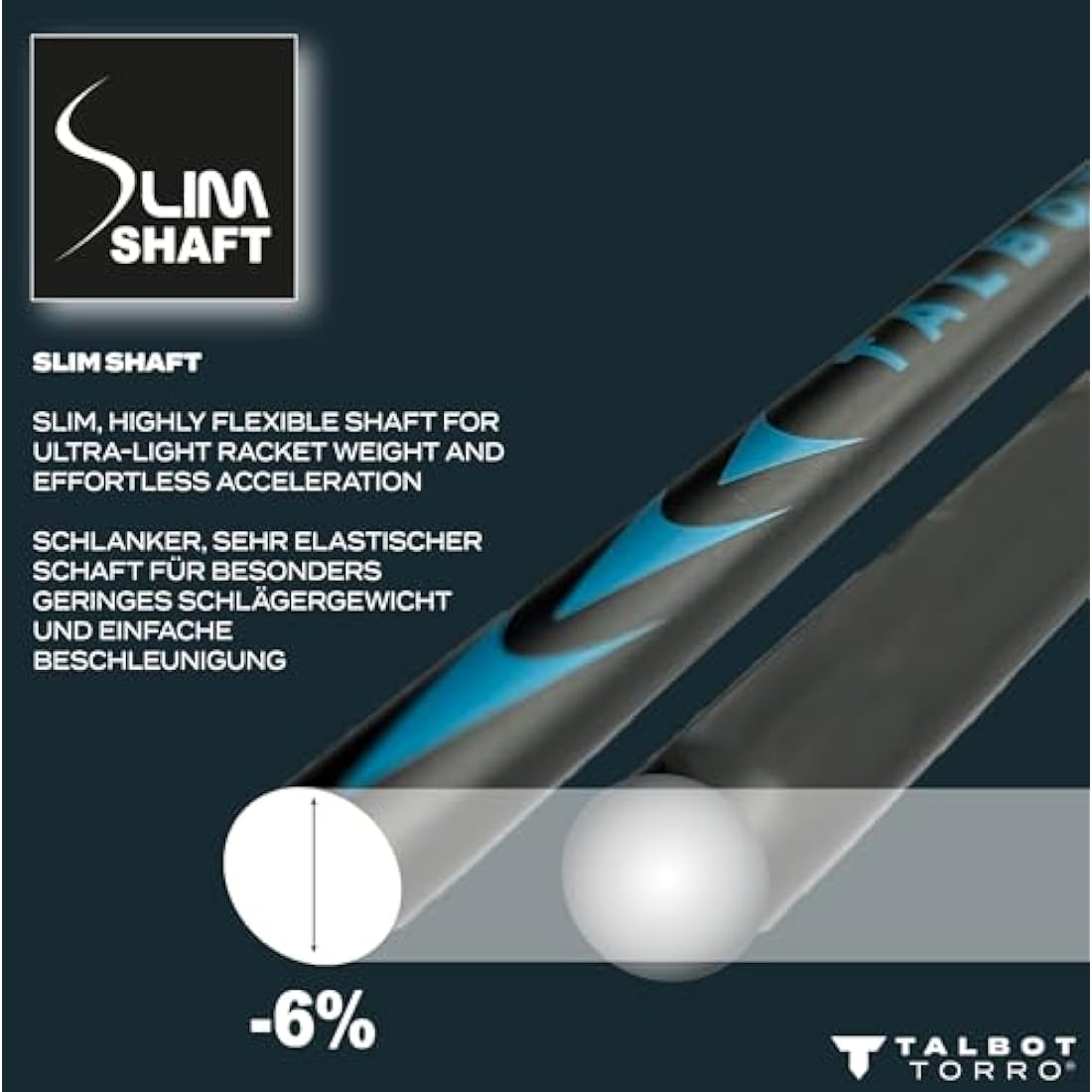 Talbot Torro Isoforce 9051 Ultra Carbon Badminton Racket – Kevlar