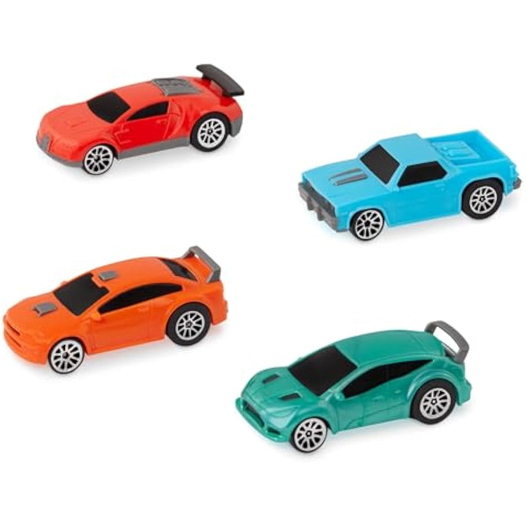 DRIVEN by Battat Pull-Back Toy Cars – 4 Pack Turbocharge Series Set