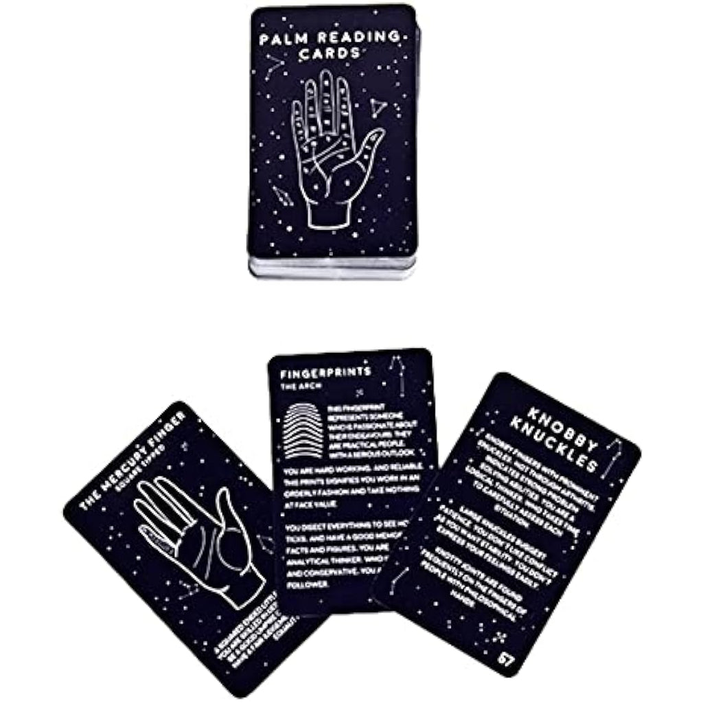 Gift Republic Palm Reading Cards – 100 Piece Palmistry Learning Set