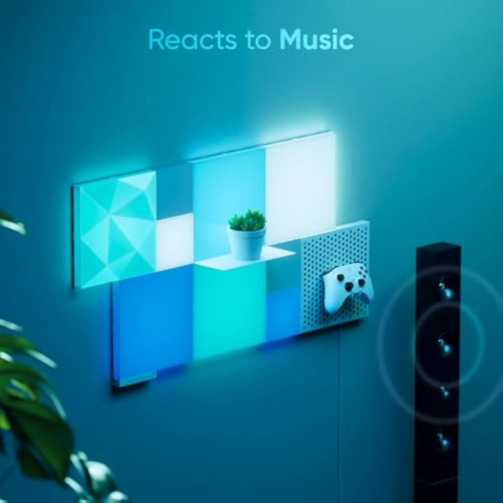 Nanoleaf Blocks 10-Pack Combo Starter Kit | RGBW LED Wall Light Panels