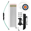 HANSPY Archery Recurve Bow and Arrow Set for Youth - 18lb Beginner Kit