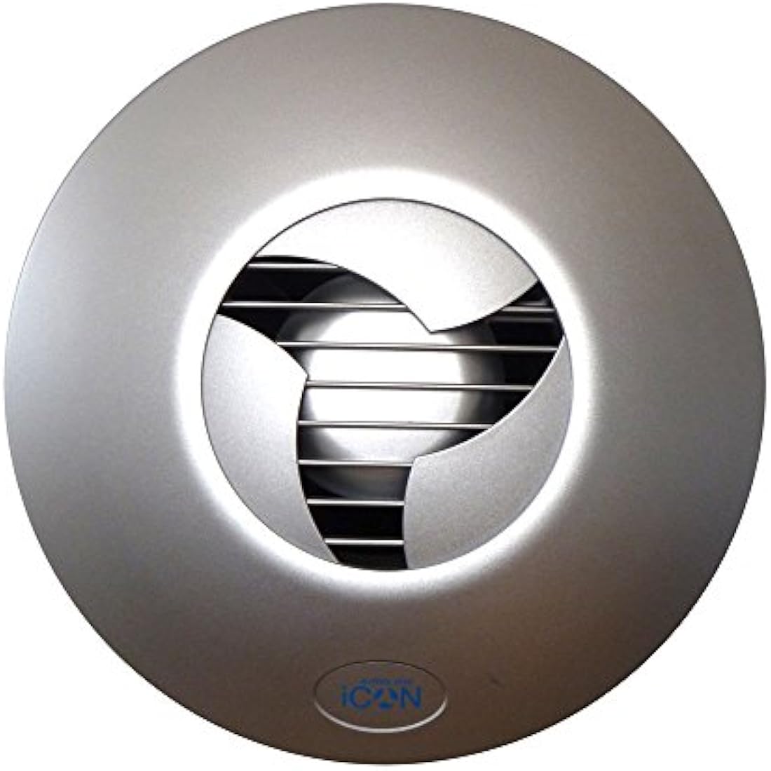 Airflow iCON 15 Extractor Fan Cover – Elegant Silver Designer Style