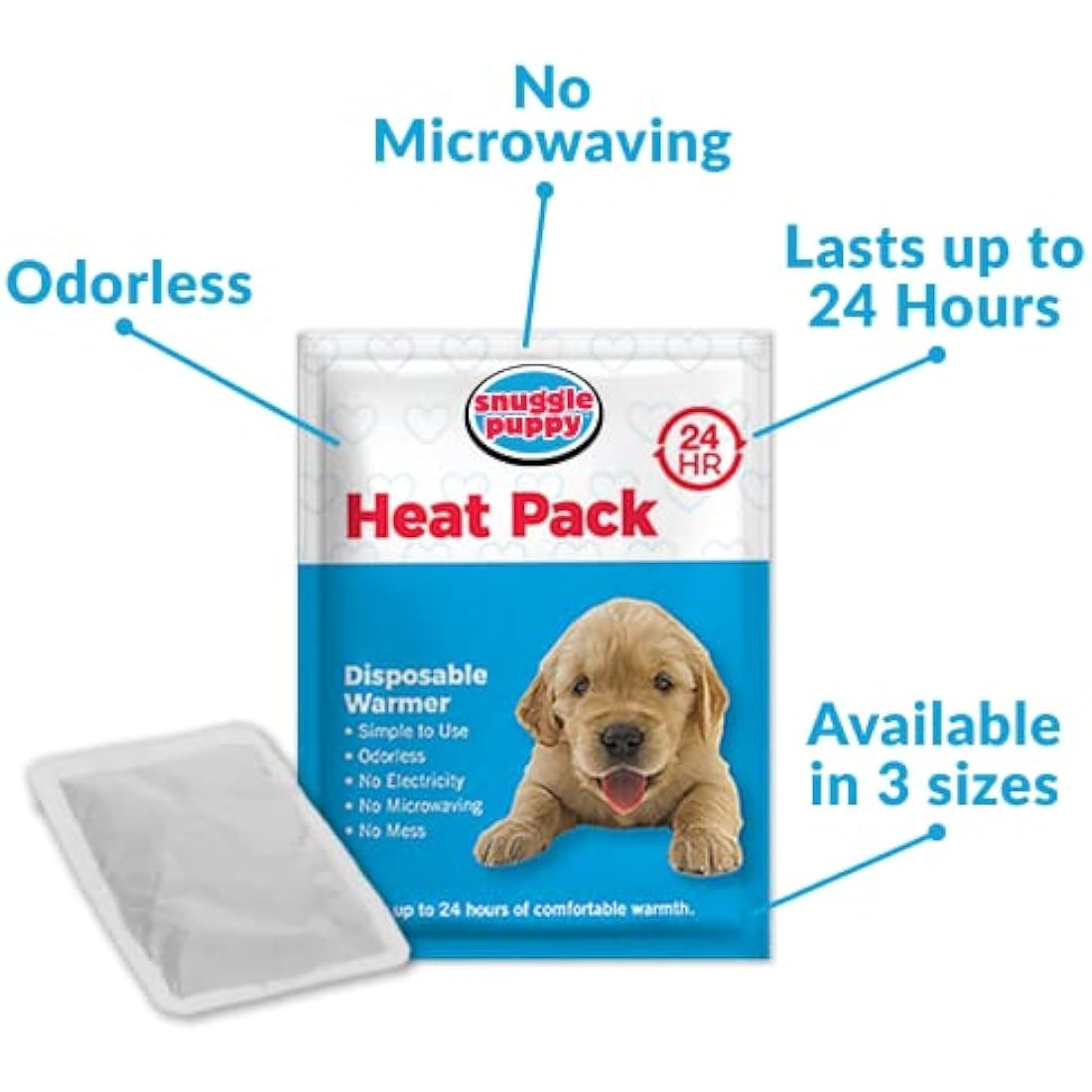 Snuggle Puppy Heartbeat Toy – Calming Anxiety Relief Aid in Brown & White
