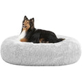 Jolof Store Orthopedic Round Dog Bed – Egg Crate Foam Pet Sofa, Grey