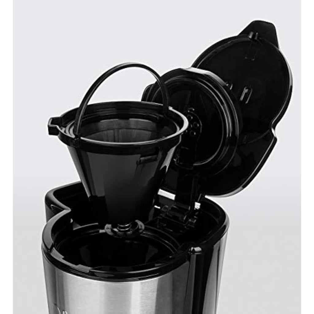 Russell Hobbs Compact Kaffeemaschine – 0,6l Glaskanne & Permanentfilter