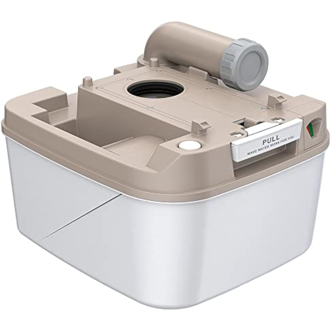 SEAFLO 4.8 Gallon Portable Travel Toilet | 18L Piston Flush RV Camping