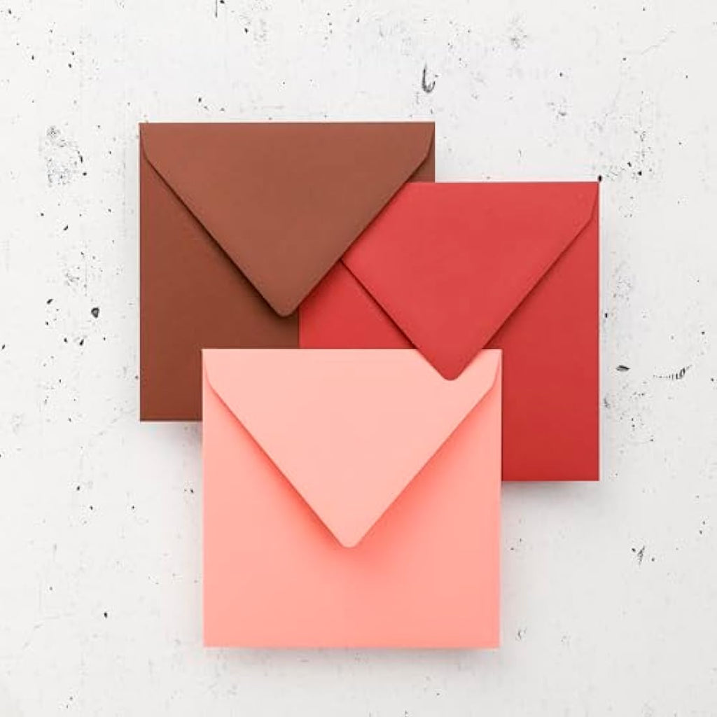 Clairefontaine Pollen Square Envelopes – Cocoa 140mm 120gsm (20 Pack)